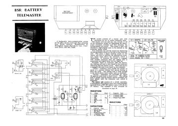BSR Battery Telemaster schematic circuit diagram